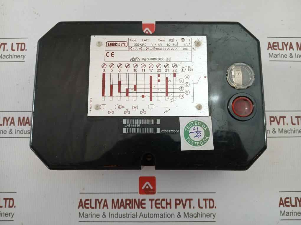 Landis & Gyr Burner Control 220-240 V Part No: Lae1