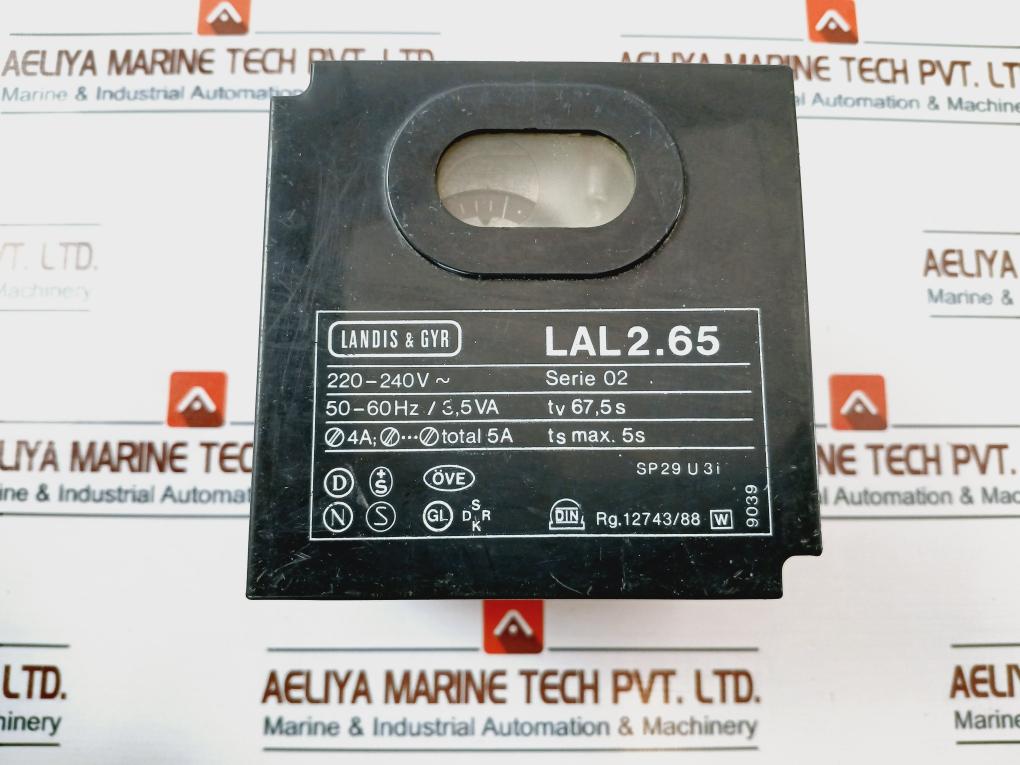 Landis & Gyr Lal2.65 Serie 02 Oil Burner Control 220-240V~ 50/60Hz 3,5Va