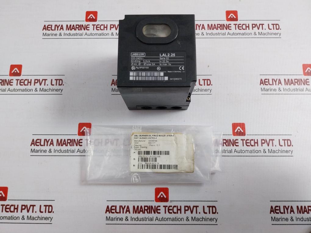 Landis & Gyr Pilot Light Transformer Block 220–240V 50–60Hz Part No Lal2.25