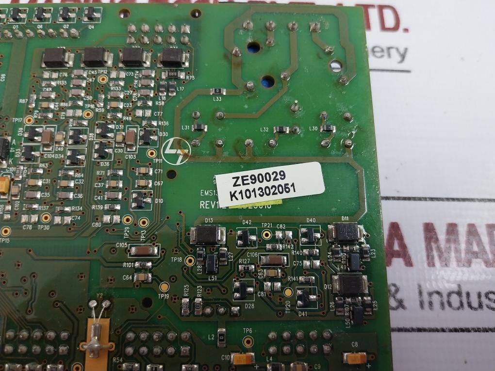 Larsen & Toubro Ems1322pcb05_can_ca Printed Circuit Board Module Rev 1.2 94v-0