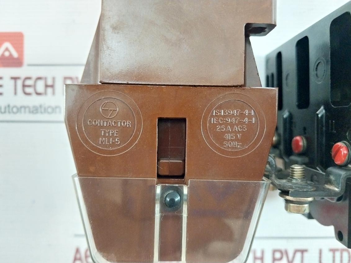 Larsen & Toubro Ml1-5 Contactor W/Thermal Overload Relay 415V 50Hz