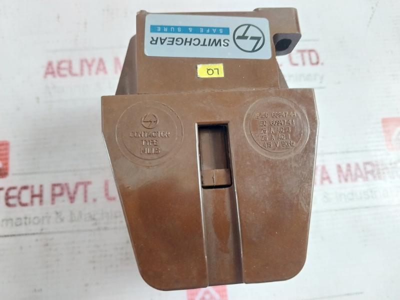Larsen & Toubro Ml1.5 Power Contactor 415V 50Hz 25A Ac3