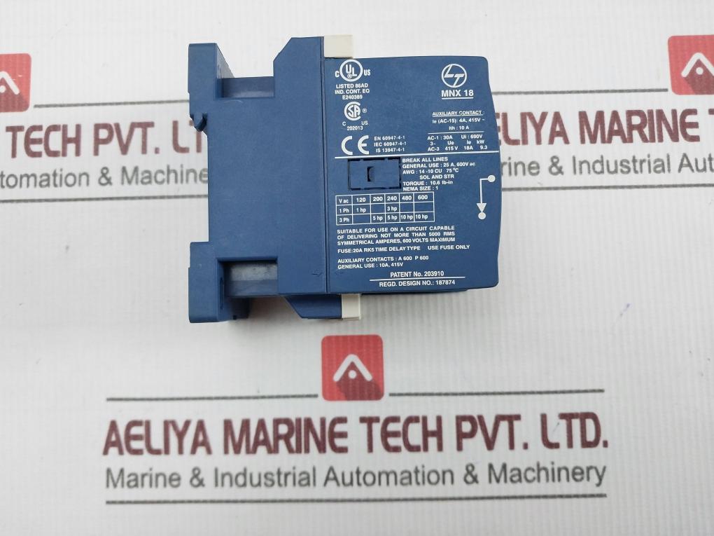 Larsen & Toubro Mnx 18 Power Contactor ..