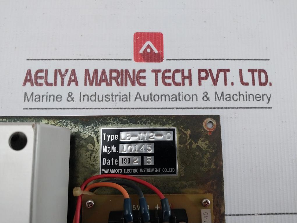 Lb-112-0 Thermo Transmitter Monitor Control Module Yamamoto Electric Ac200/220V