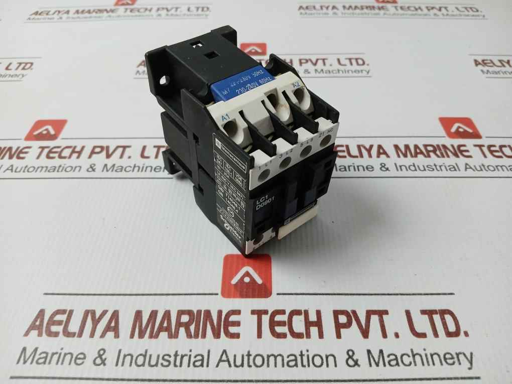 Lc1 D0901 M5-c Ac Contactor 50-60Hz Telemecanique