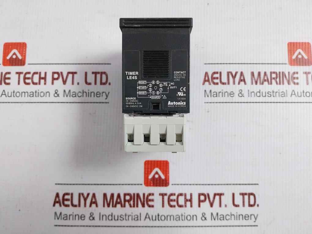 Le4S Autonics Lcd Display Digital Timer 250Vac 5A