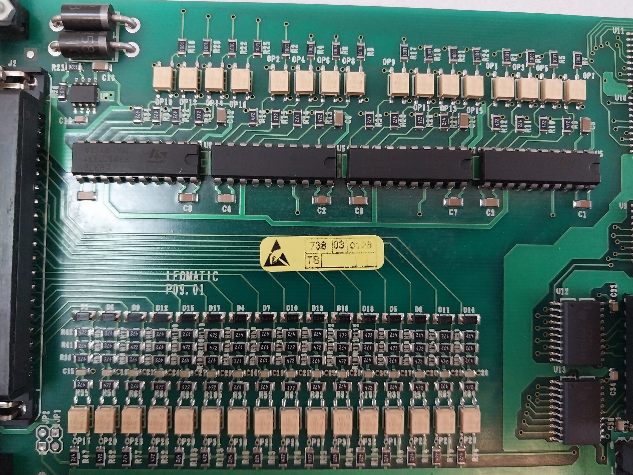 Leomatic P09.01 Digital I/O Printed Circuit Board