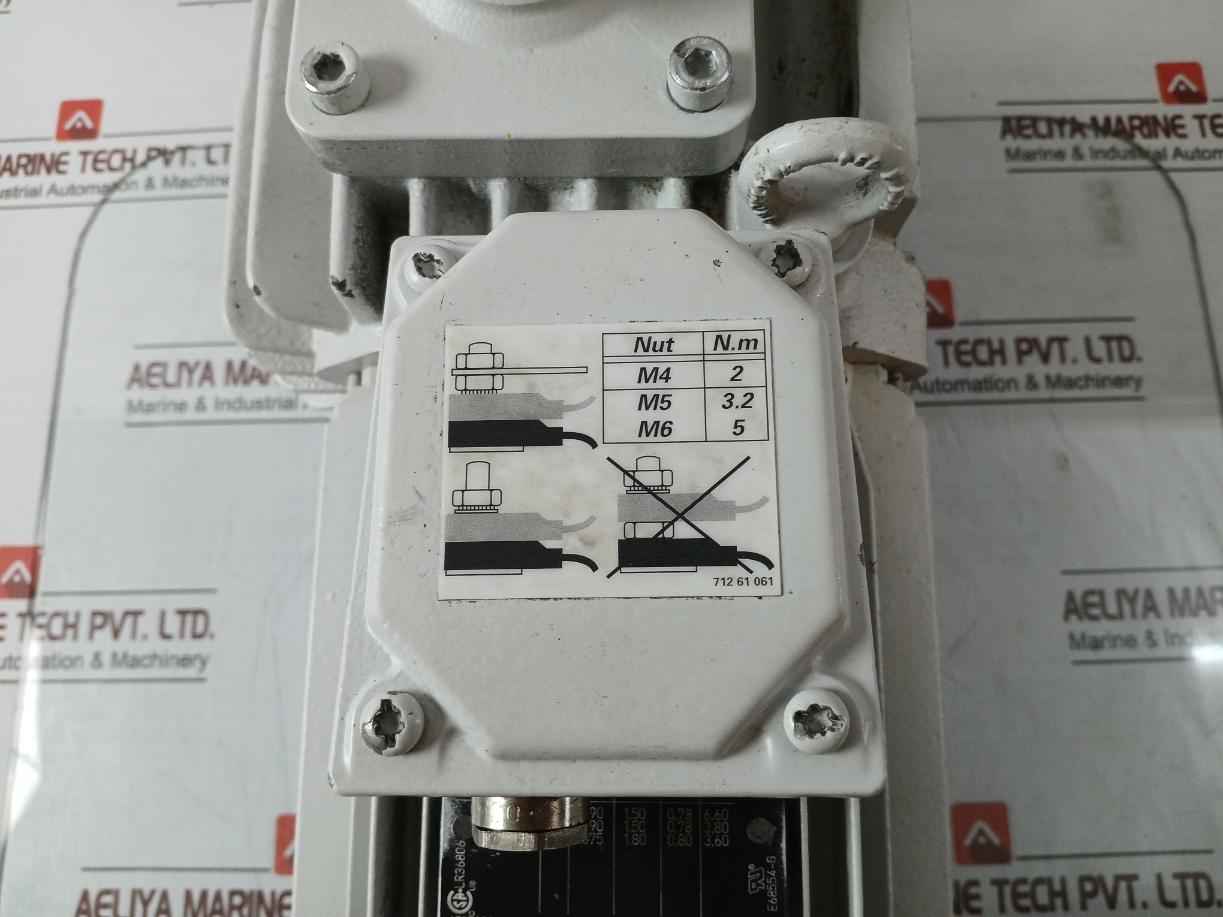 Leroy Somer 3-ph Ls90L Angled Geared Motor Ip 55 6505998