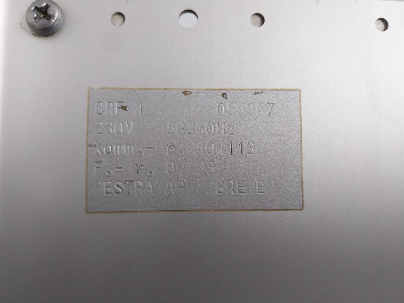 Level Switch Controller Unit Nrs2 Brand Gestra 230V-50/60 Hz