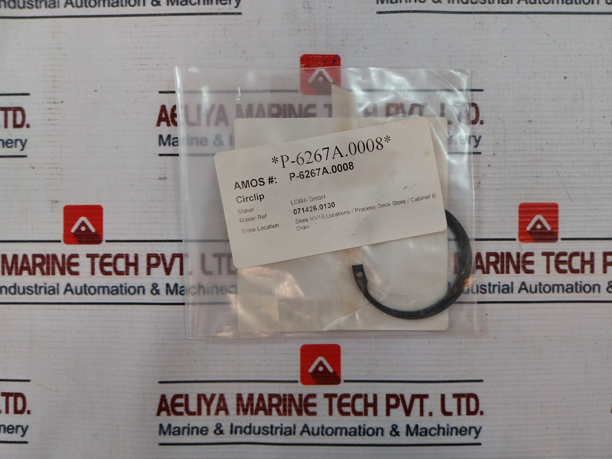 Lewa P-6267A O-ring Connecting Rod Ball Valve P-6267A.0019