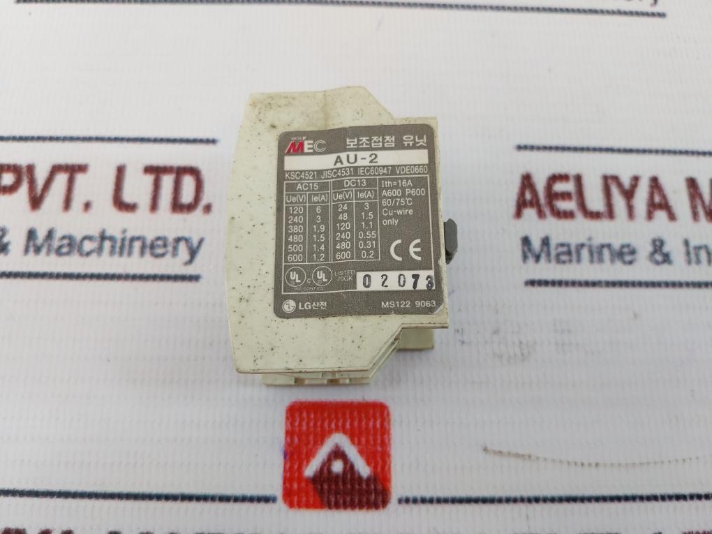 Lg Au-2 Auxiliary Contact Unit Ksc4521