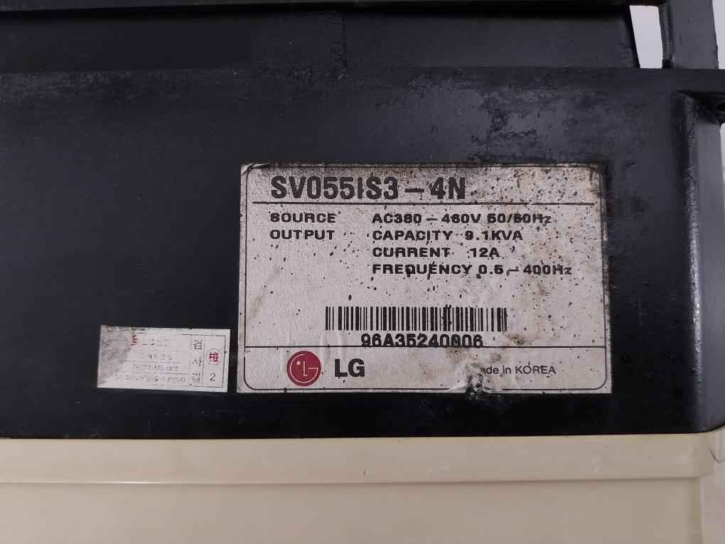 Lg Sv055Is3-4N Ac Motor Speed Controller Ac380-460V 50/60Hz 12A 9.1Kva 0.5-400Hz
