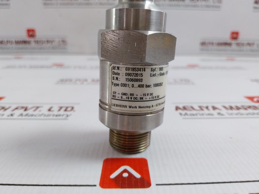 Liebherr 0-400Bar 8-m Pressure Transmitter With Cable 691853414