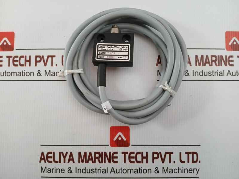 Limit Switch With A Grey Cable Sm10 T175 U Asa Schalttechnik