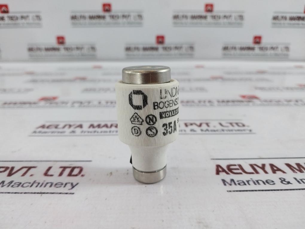 Lot of 6X Lindner 35a 500v Cartridge Fuse Rated Voltage 500v
