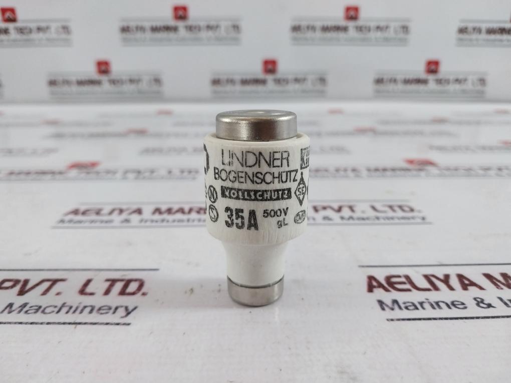 Lot of 6X Lindner 35a 500v Cartridge Fuse Rated Voltage 500v