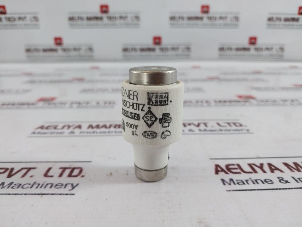 Lot of 6X Lindner 35a 500v Cartridge Fuse Rated Voltage 500v