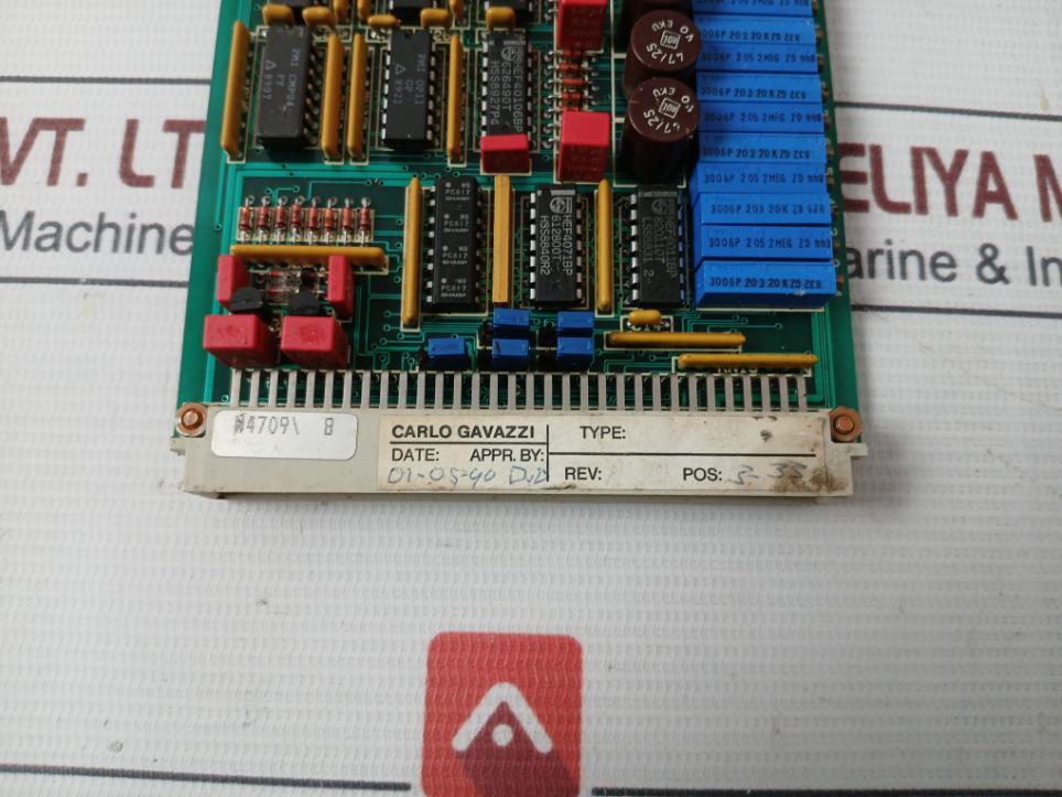 Lips Bv 4047A Alarm Control Panel Rack Module Rev.B 4018A 94V-0 Amp0291
