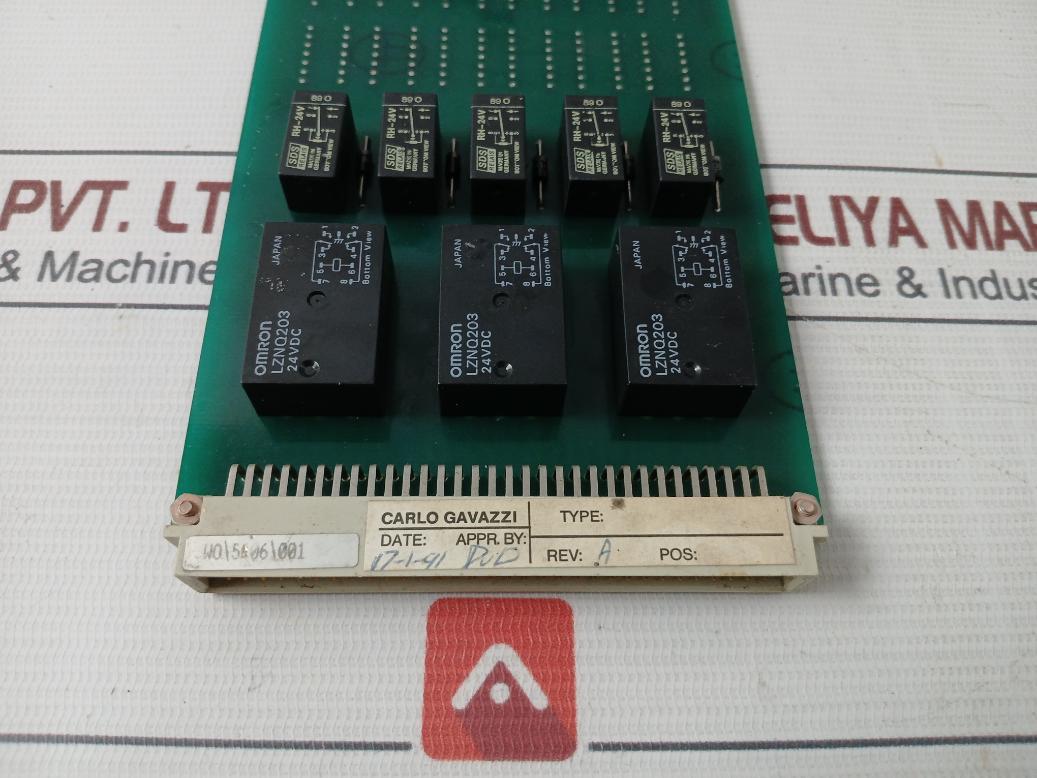 Lips Bv 4047A Alarm Control Panel Rack Module Rev.B 4018A 94V-0 Amp0291