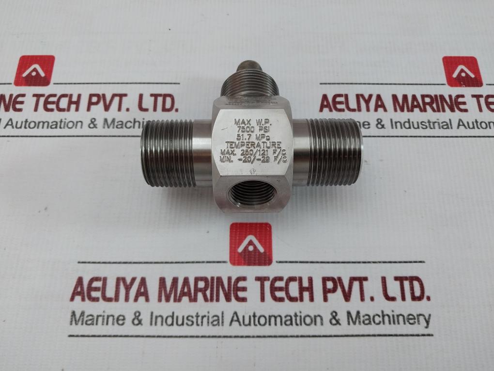 Liquid Turbine Flowmeter 7500 Psi/51.7 Mpa Nuflo 9A-100003522