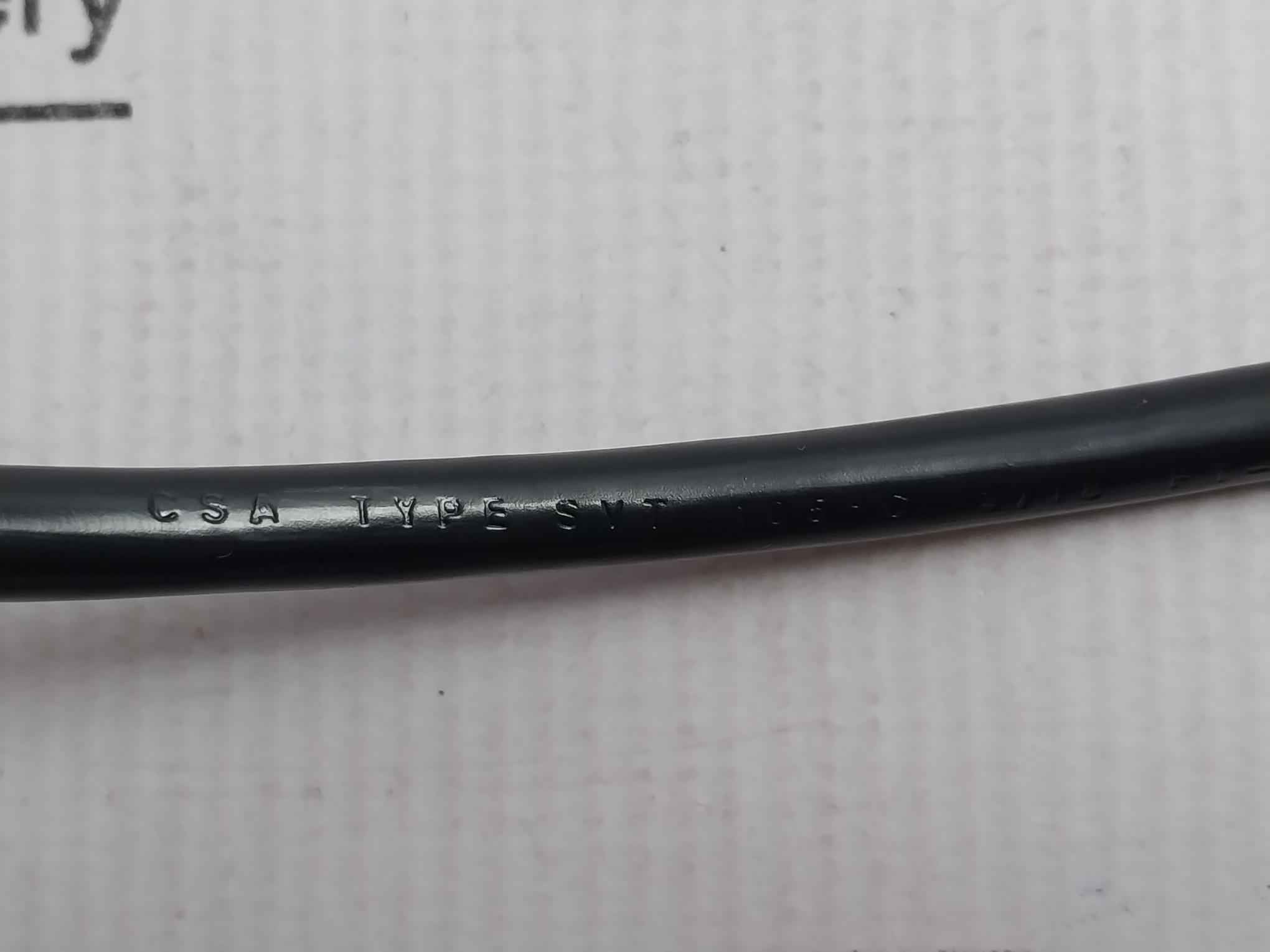 Ll26332 E47523 Flexible Portable Power Cable 3-meter