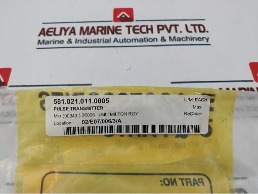 Lmi/milton Roy 26006 Pulse Transmitter 767.02.02.005 Mkr (00343)