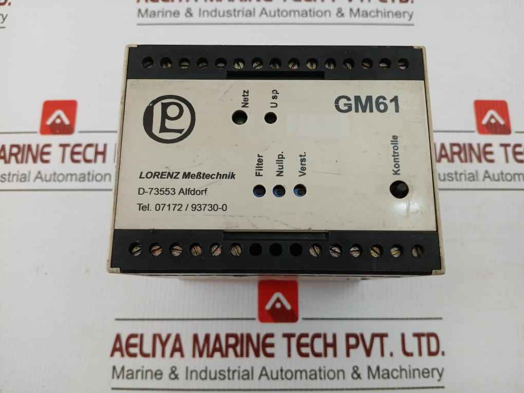 Lorenz Signal Conditioning Amplifier Unit Gm61 24V