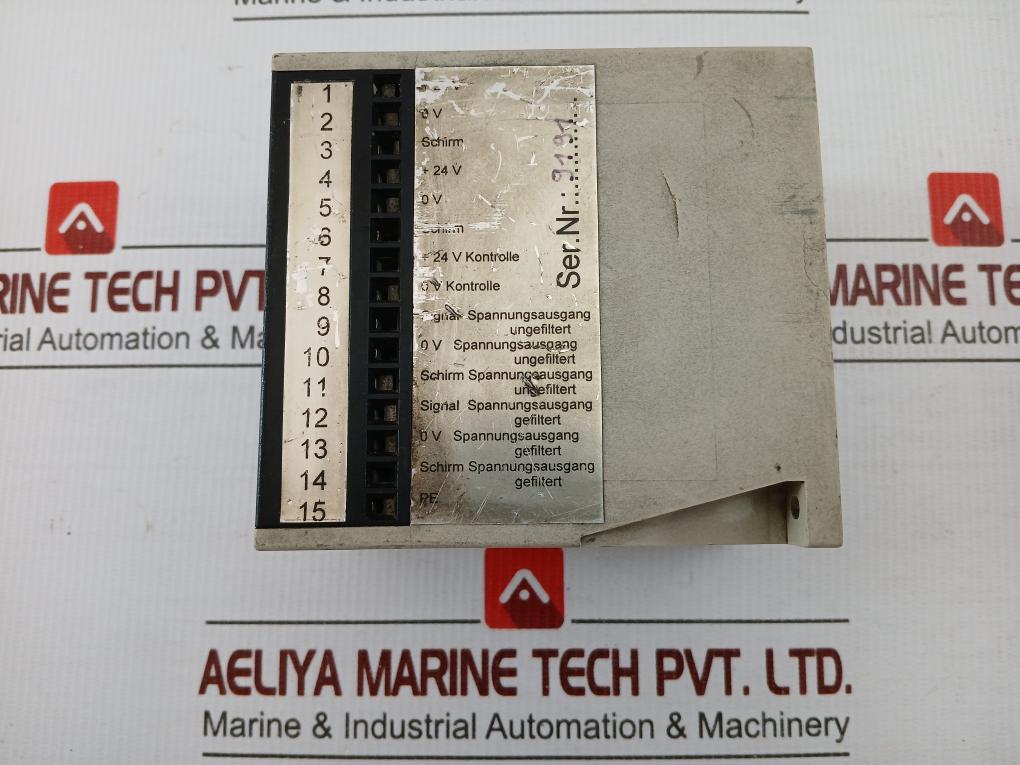 Lorenz Signal Conditioning Amplifier Unit Gm61 24V