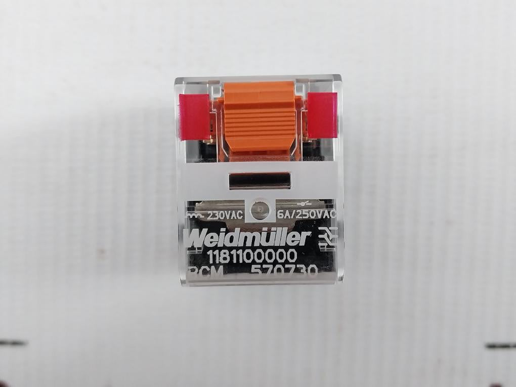 Lot-Of-20x-1181100000-Relay-6a-250vac-By-Weidmuller-9
