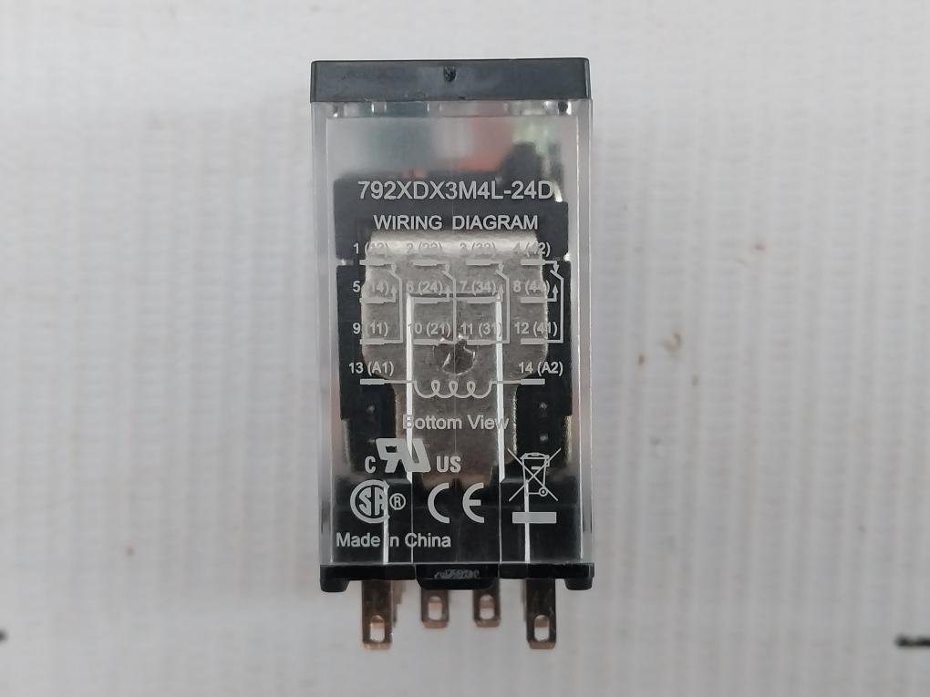 Lot Of 10X 792Xdx3M4L-24D Schneider Electric 24 Vdc Power Relay