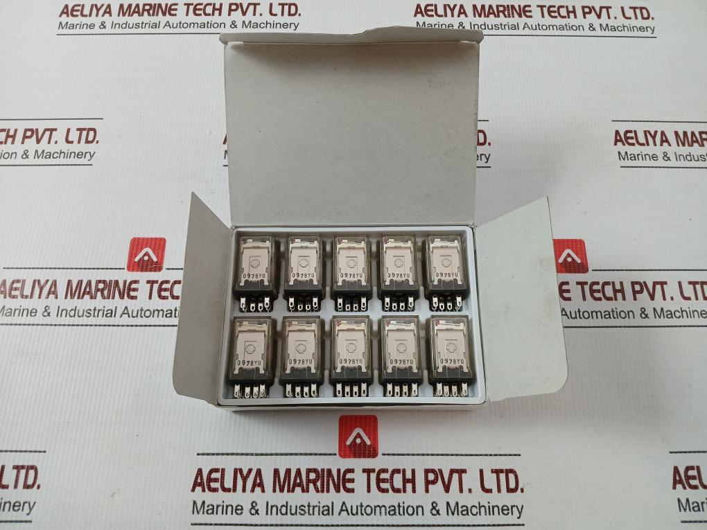 Lot Of 10X Aux Relay My4N Omron 200/220Vac