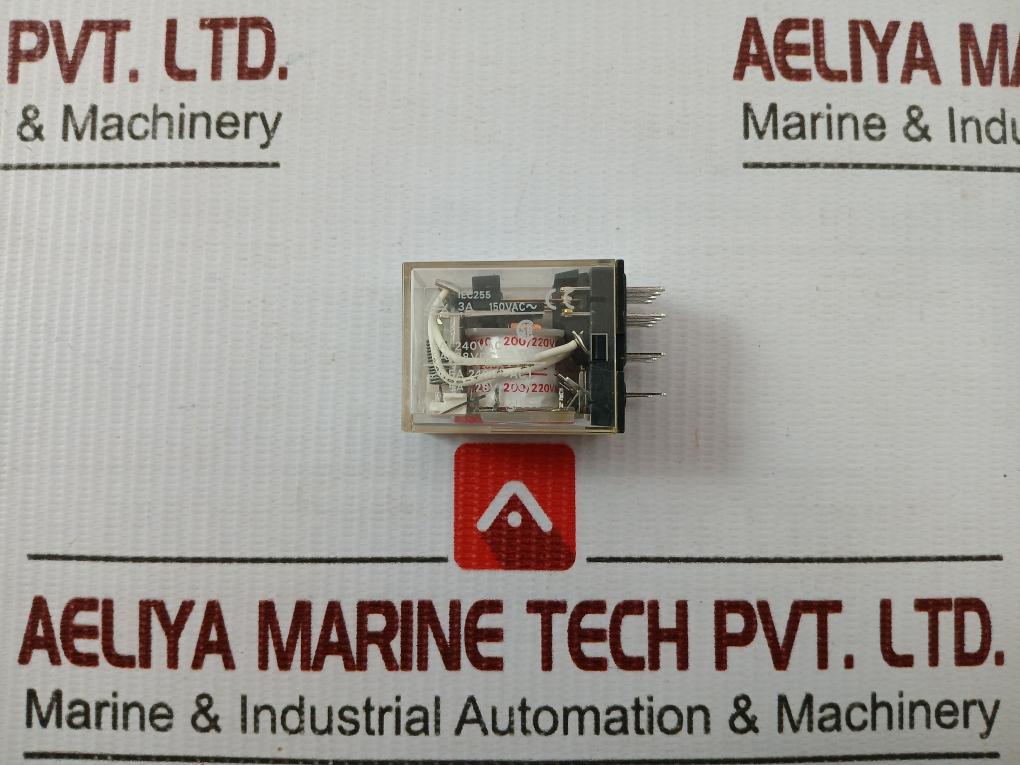 Lot Of 10X Aux Relay My4N Omron 200/220Vac