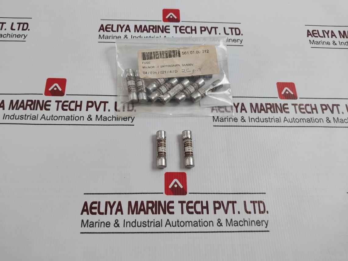 Lot Of 10X Bussmann Ktk-3 Fast-acting Fuse 3A/600V