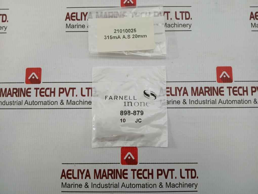 Lot Of 10X Farnell Cartridge Fuse 898-879