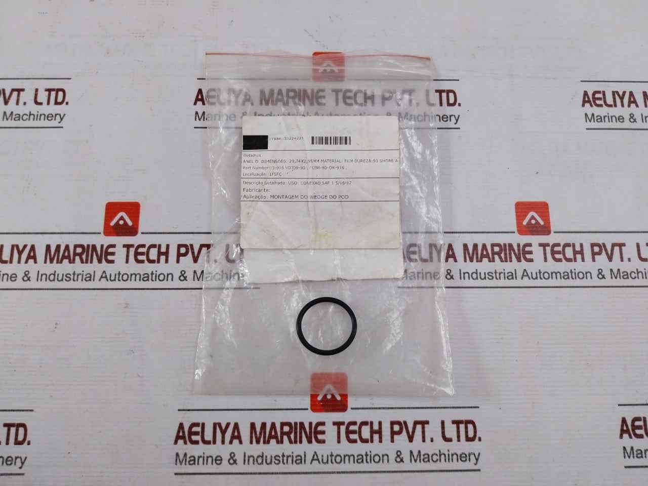 Lot Of 10X Fkm 3-916 V0709-90 O-ring 29.74 Mm X 2.95 Mm Fcbr-90-or-916