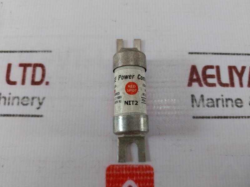 Lot of 10X GE Power NIT2 Red Spot HRC Fuse Link GG 2 AMP 40KA 250VDC 80KA 550VAC