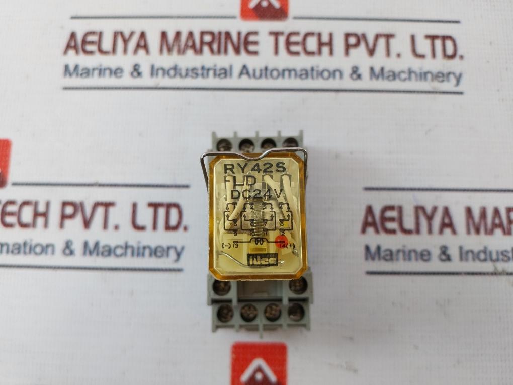 Lot of 10X IDEC RY42S-LD General Purpose Relay With Base SY4S-05C DC 24V