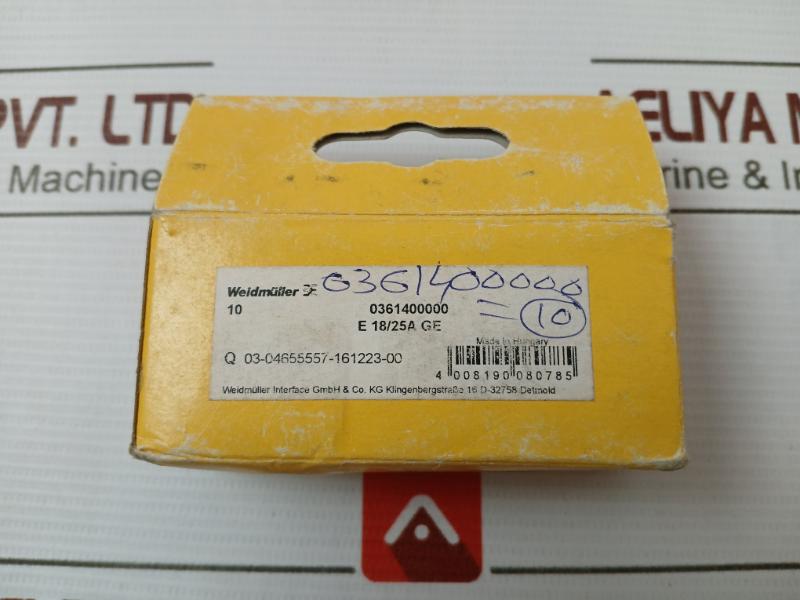Lot of 10X KVGY D02-25A Fuse Cartridge 0361400000 25A