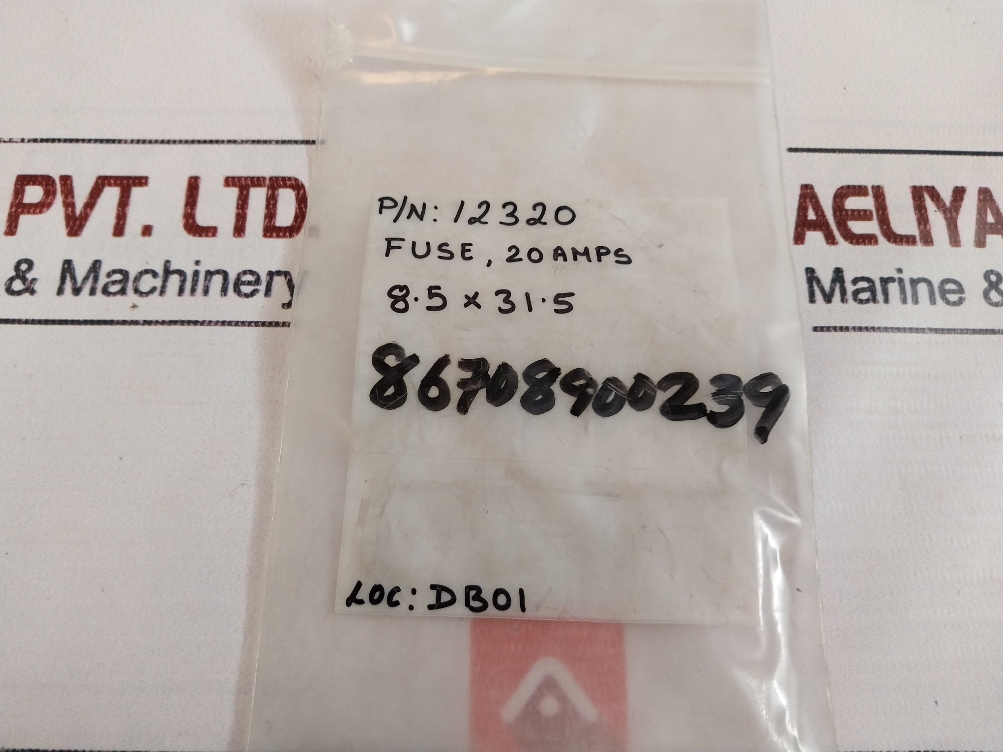 Lot of 10X Legrand 123 20 Cartridge Fuse 20A 400V