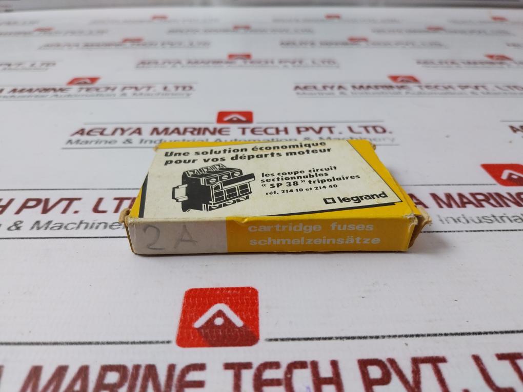 Lot of 10X LEGRAND 269-2 FUSE CARTRIDGE, 2A 500V, CEI 269 2-NFC 63 210