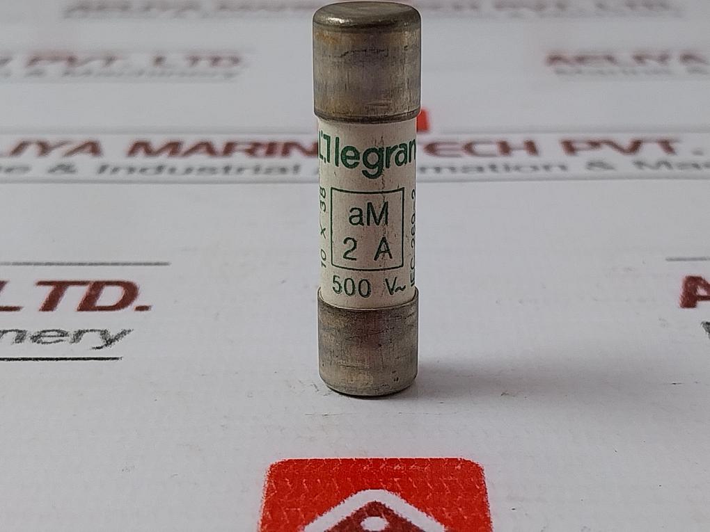 Lot of 10X LEGRAND 269-2 FUSE CARTRIDGE, 2A 500V, CEI 269 2-NFC 63 210
