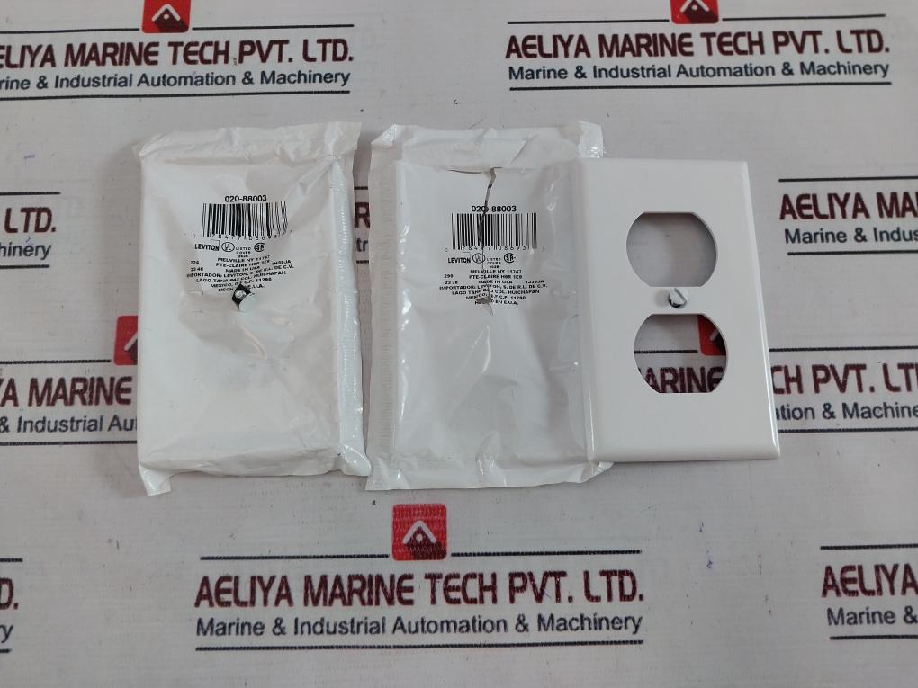 Lot Of 10X Leviton 020-88003 Duplex Device Wallplate