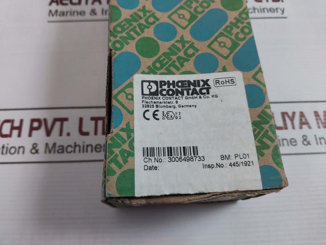 Lot of 10X PHOENIX CONTACT DT 6/2,5-DREHSI-EX (5X20) Fuse Terminal Block 600V 10