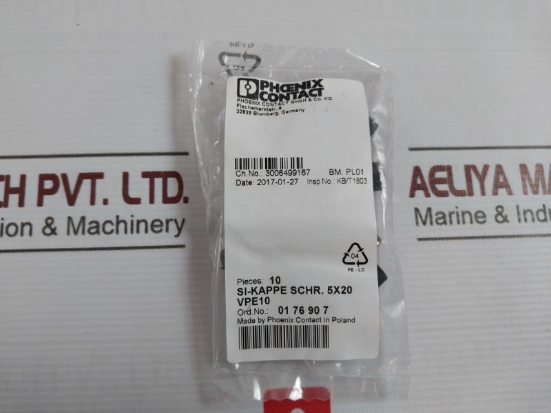Lot of 10X PHOENIX CONTACT DT 6/2,5-DREHSI-EX (5X20) Fuse Terminal Block 600V 10