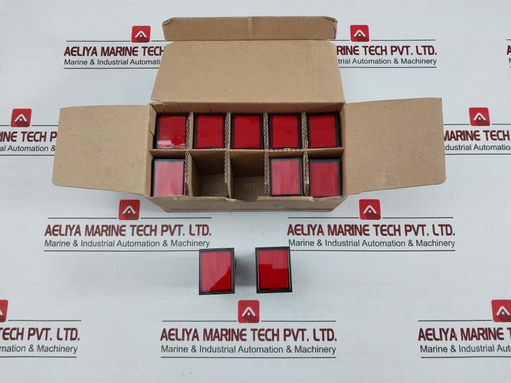 Lot Of 10X Rectangular Lamp Cr40-d0R Hanyoung Nux 12-24V 50/60Hz
