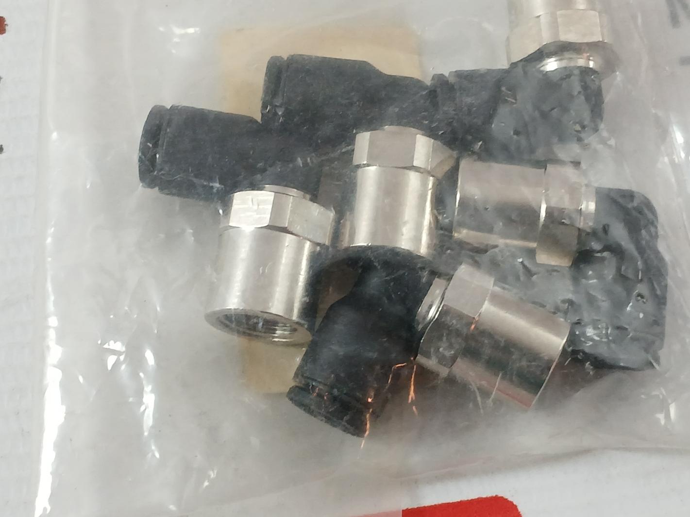 Lot of 10X RS 227-5953 Elbow Threaded Adaptor 6 X 1/8