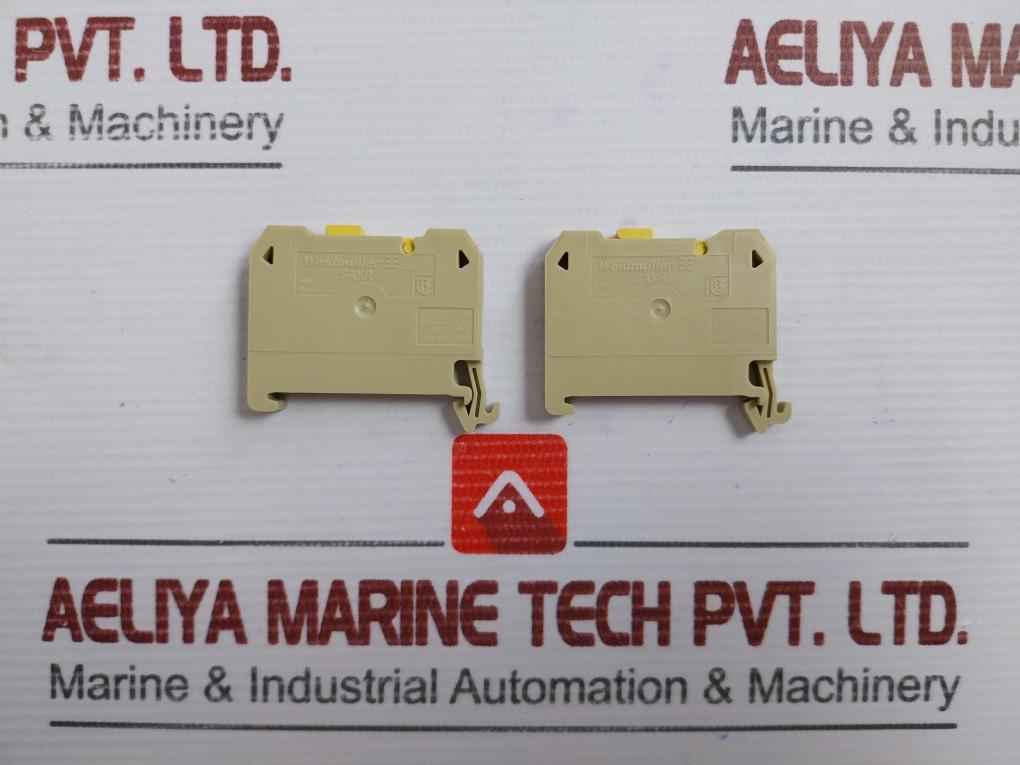 Lot Of 10X Sakr Weidmuller Test Disconnect Terminal Block 400V 10A Max