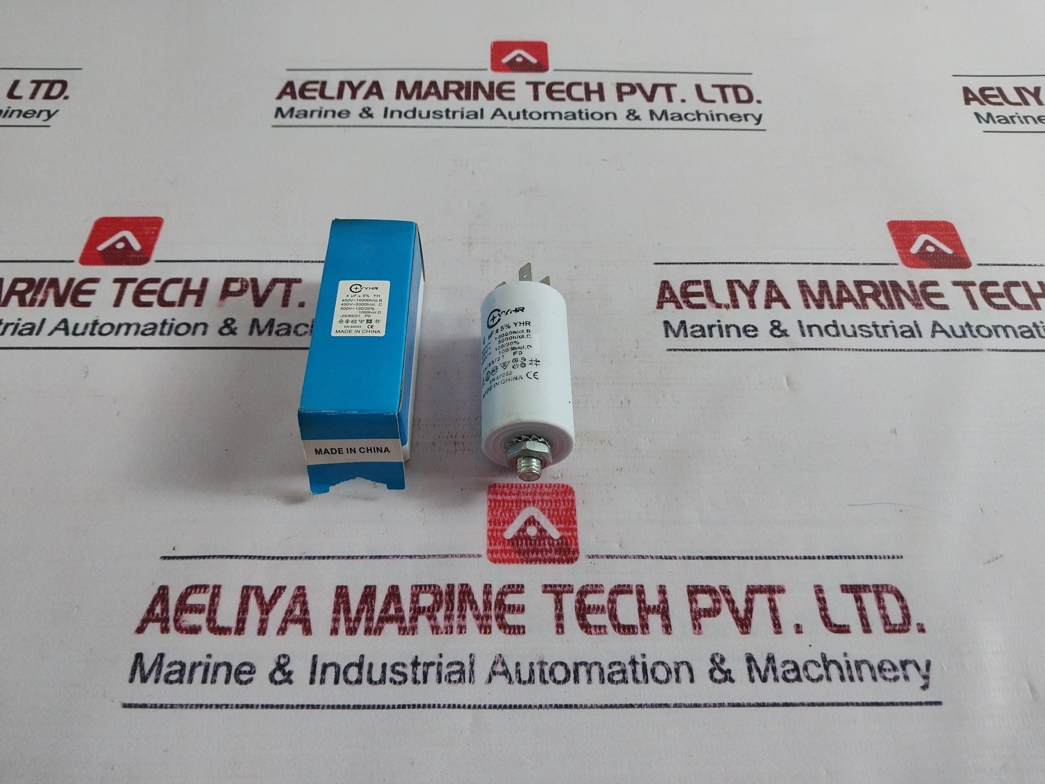 Lot of 10X VYHR 4 ?F ±5% YHR Motor Capacitor 400V-500V
