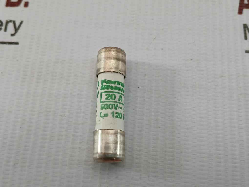 Lot Of 10X X216151J Cartridge Fuse 500 V Ac 20 A Ferraz Shawmut