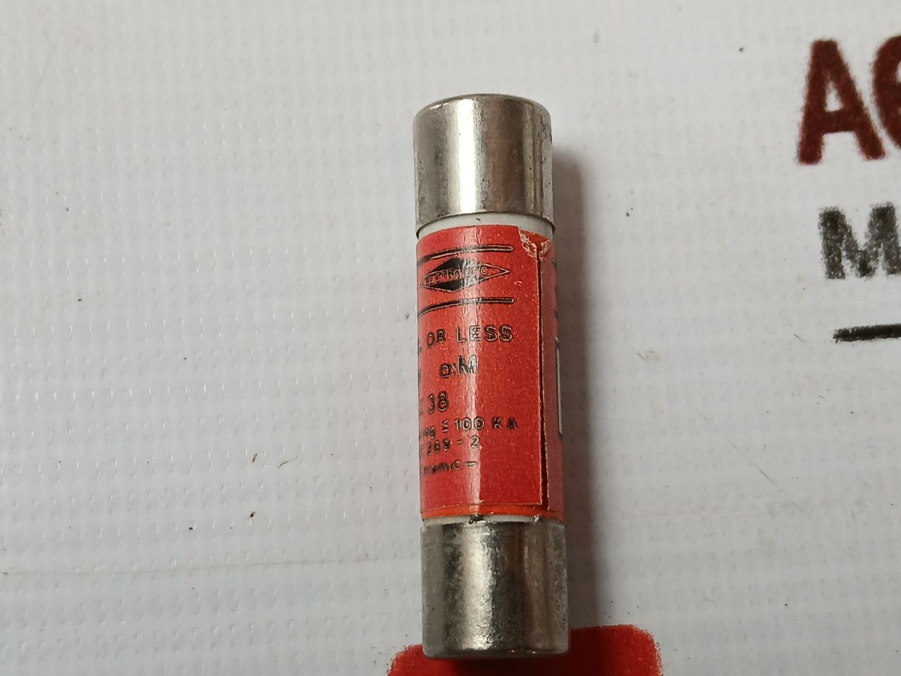 Lot of 10X 16A 600VAC Current Limiting Fuses, ACTION AM 10X38